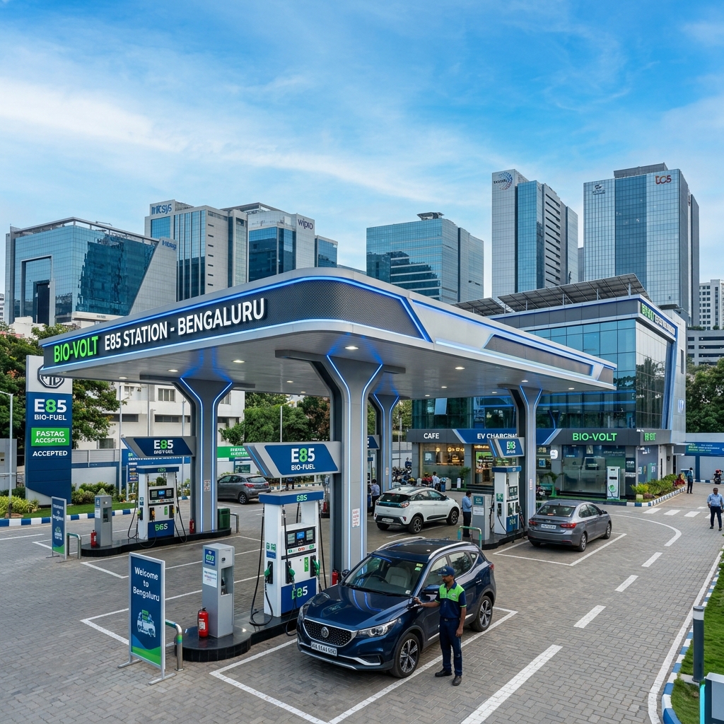 E85 Fuel Stations in Bengaluru & Hyderabad