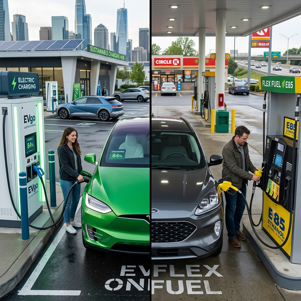 Flex Fuel vs Electric Vehicles (EVs): Which is Better for India?