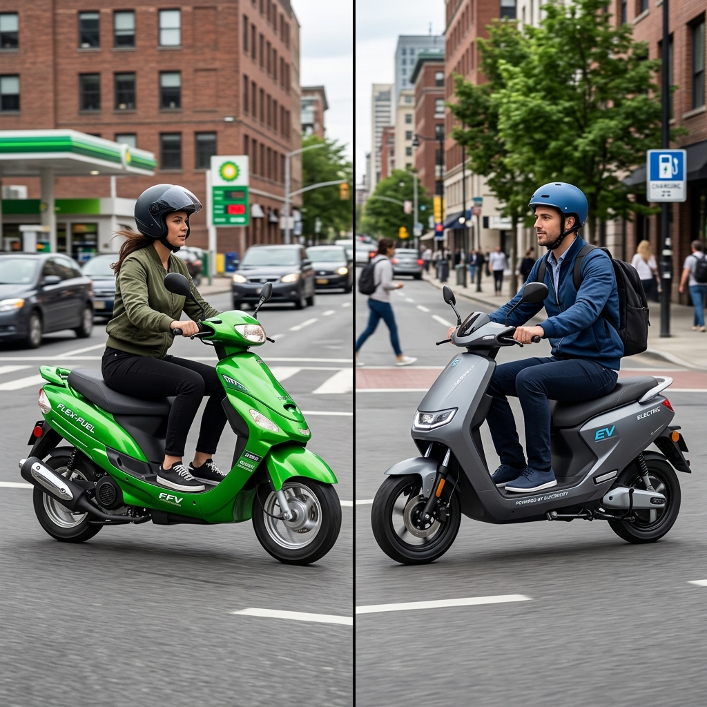 Flex Fuel Scooters vs Electric Scooters: The Ultimate Comparison